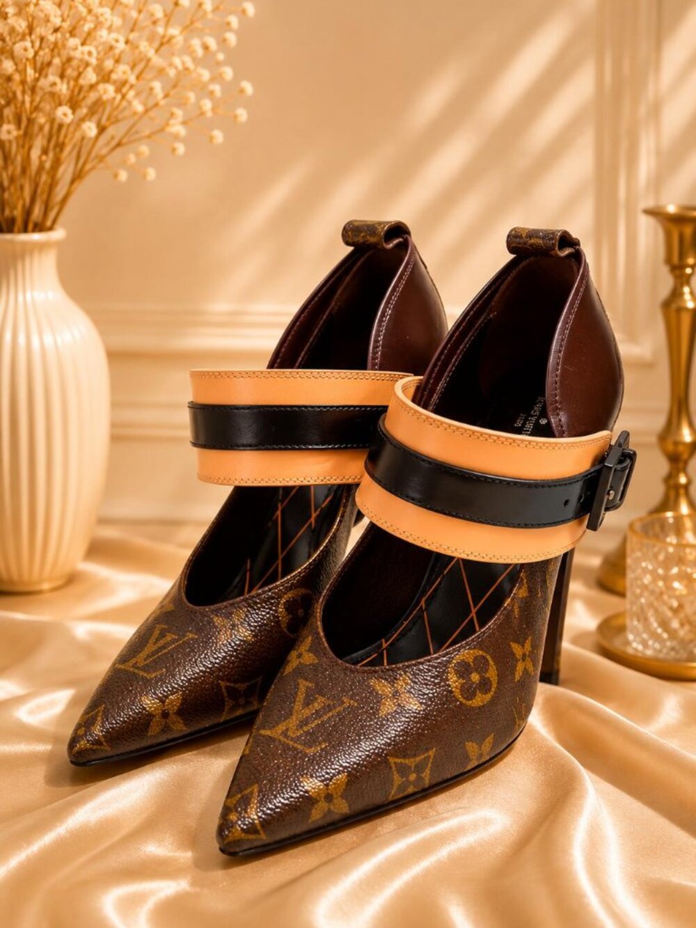Authentic Louis Vuitton Monogram Archlight Mary Jane Pumps Heels Shoes